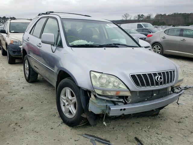 JTJGF10U010083448 - 2001 LEXUS RX 300 SILVER photo 1