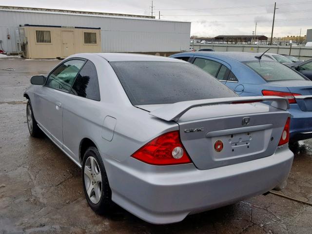 1HGEM22964L032250 - 2004 HONDA CIVIC EX SILVER photo 3