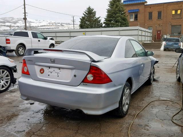 1HGEM22964L032250 - 2004 HONDA CIVIC EX SILVER photo 4
