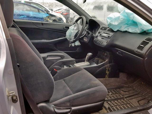 1HGEM22964L032250 - 2004 HONDA CIVIC EX SILVER photo 5