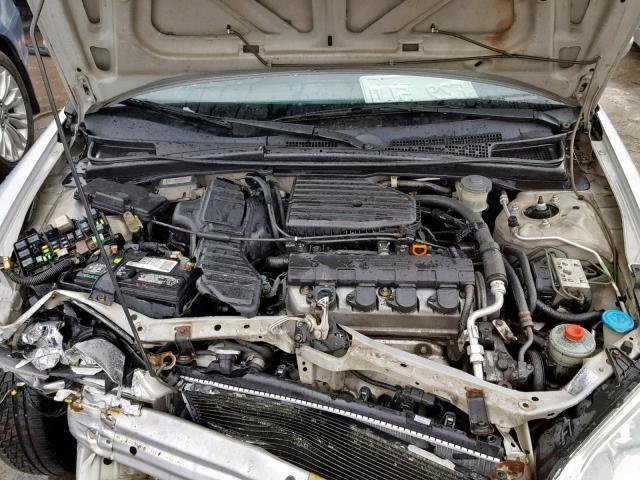 1HGEM22964L032250 - 2004 HONDA CIVIC EX SILVER photo 7