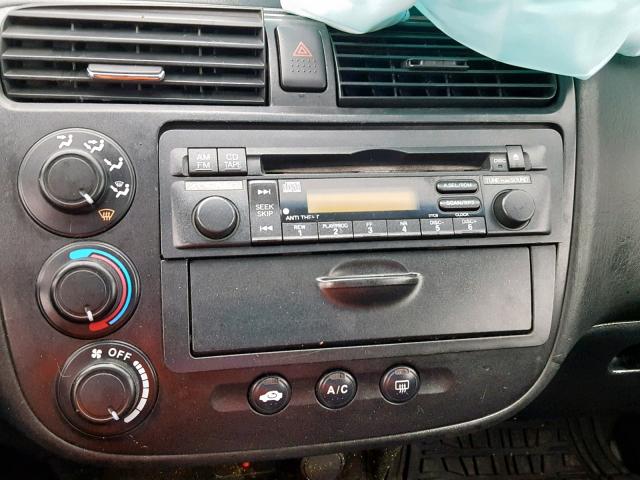 1HGEM22964L032250 - 2004 HONDA CIVIC EX SILVER photo 9