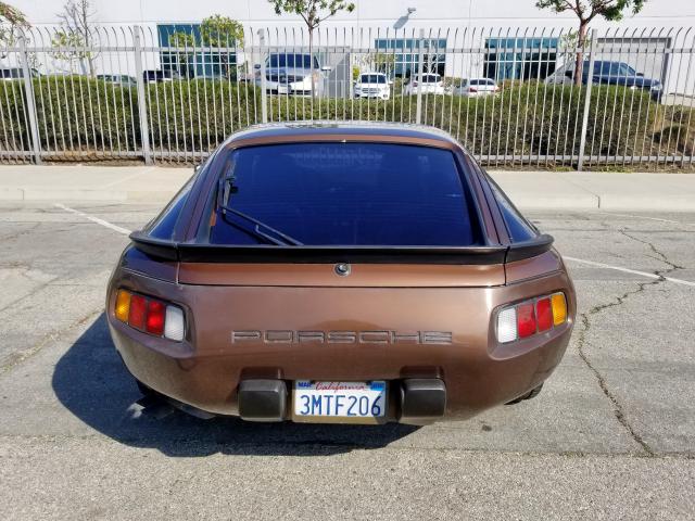 WP0JB0923FS860667 - 1985 PORSCHE 928 S BROWN photo 5