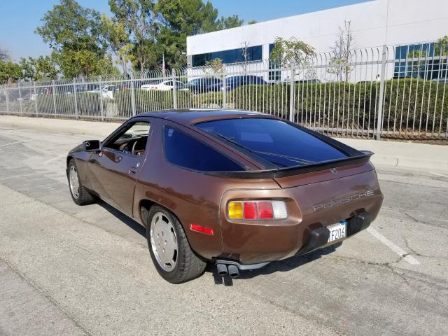 WP0JB0923FS860667 - 1985 PORSCHE 928 S BROWN photo 6