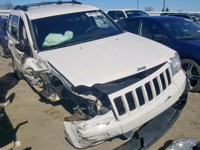 1J4PR4GK7AC107401 - 2010 JEEP GRAND CHER WHITE photo 1