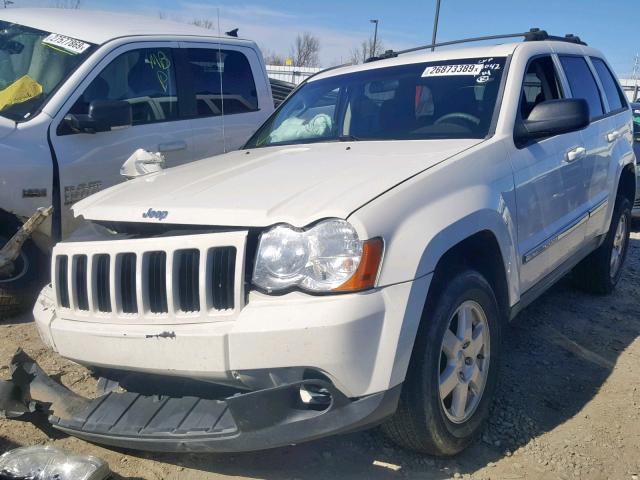 1J4PR4GK7AC107401 - 2010 JEEP GRAND CHER WHITE photo 2