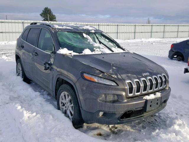 1C4PJMLB6JD569591 - 2018 JEEP CHEROKEE L GRAY photo 1