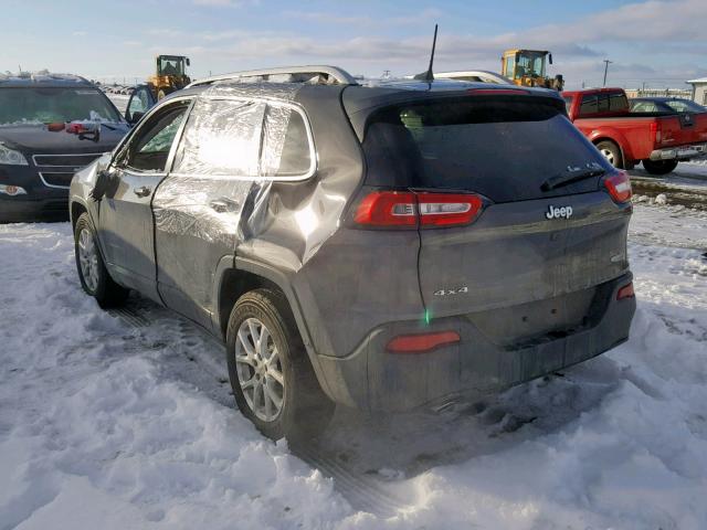 1C4PJMLB6JD569591 - 2018 JEEP CHEROKEE L GRAY photo 3