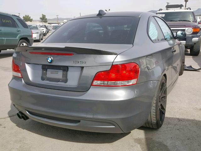 WBAUC7C52AVK95919 - 2010 BMW 135 I GRAY photo 4