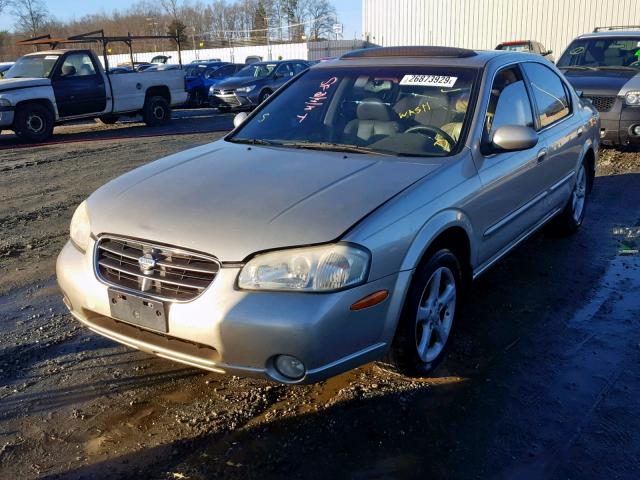 JN1CA31D81T607358 - 2001 NISSAN MAXIMA GXE TAN photo 2