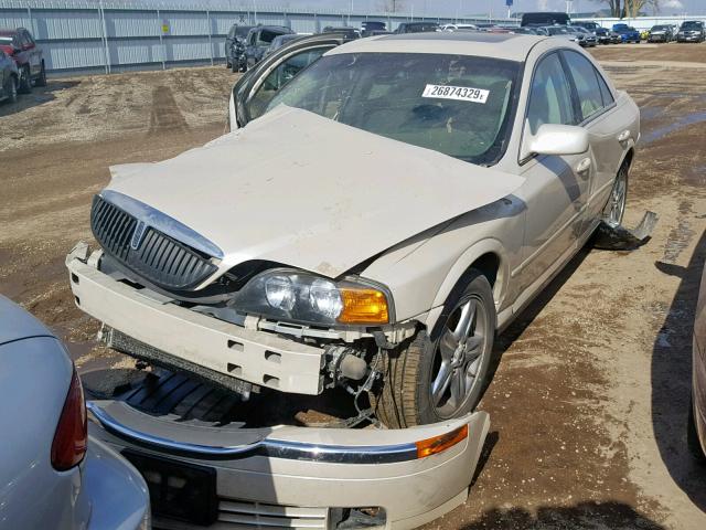 1LNHM86S32Y617567 - 2002 LINCOLN LS WHITE photo 2