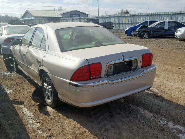 1LNHM86S32Y617567 - 2002 LINCOLN LS WHITE photo 3