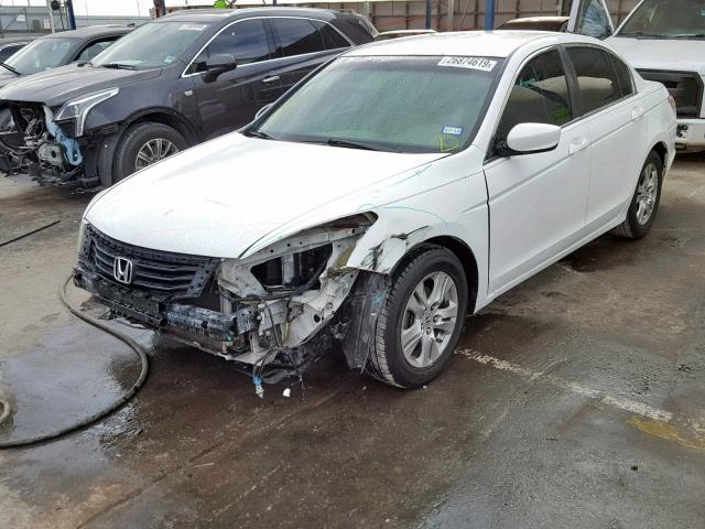 1HGCP26499A101948 - 2009 HONDA ACCORD LXP WHITE photo 2