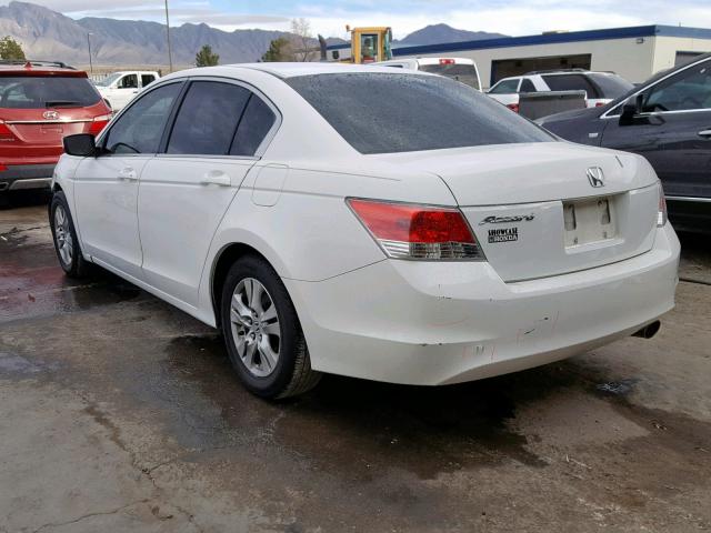 1HGCP26499A101948 - 2009 HONDA ACCORD LXP WHITE photo 3