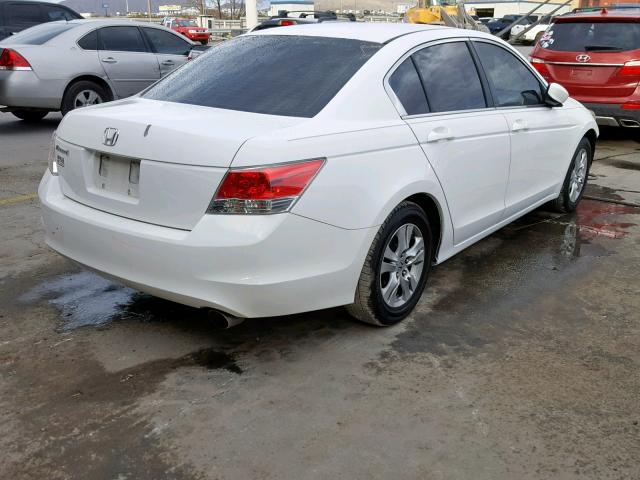 1HGCP26499A101948 - 2009 HONDA ACCORD LXP WHITE photo 4