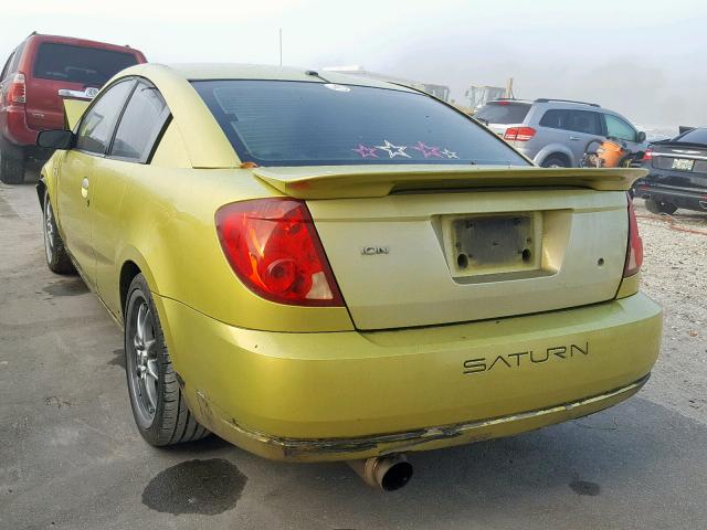 1G8AM12F54Z113230 - 2004 SATURN ION LEVEL GREEN photo 3