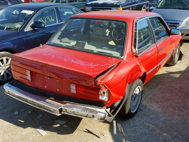 WBAAA1303H2327038 - 1987 BMW 325 IS RED photo 4