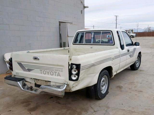 JT4VN93G5L5014519 - 1990 TOYOTA PICKUP 1/2 WHITE photo 4