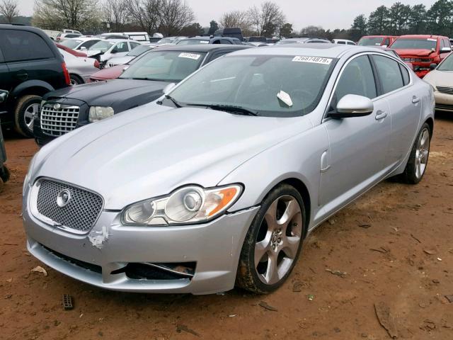 SAJWA0FA2AHR55524 - 2010 JAGUAR XF LUXURY SILVER photo 2