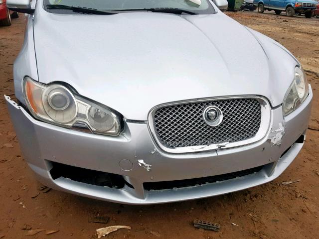 SAJWA0FA2AHR55524 - 2010 JAGUAR XF LUXURY SILVER photo 9