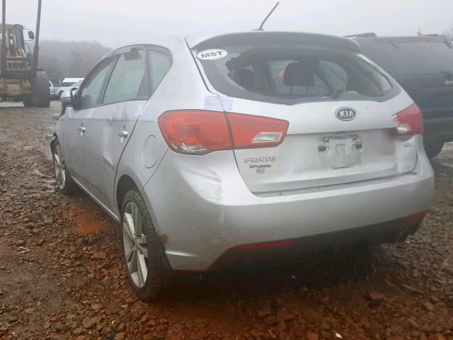 KNAFW5A38C5479254 - 2012 KIA FORTE SX SILVER photo 3