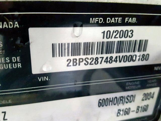 2BPS287484V000180 - 2004 SKI DOO MXZ BLACK photo 20