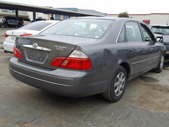 4T1BF28B33U318633 - 2003 TOYOTA AVALON GRAY photo 4