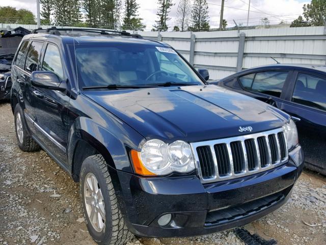 1J8HR58258C118740 - 2008 JEEP GRAND CHER BLACK photo 1