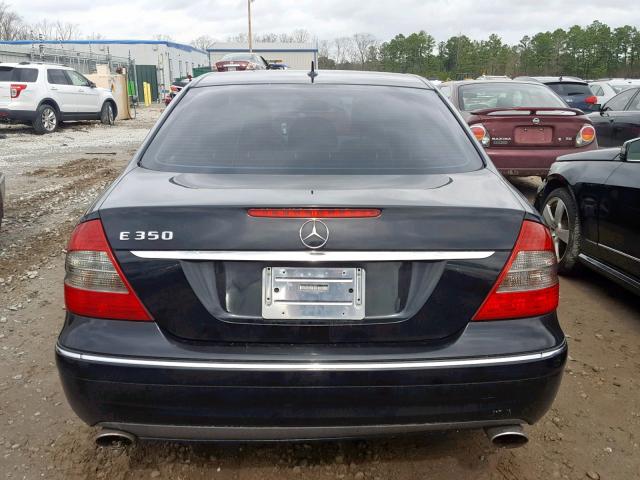 WDBUF56X39B388861 - 2009 MERCEDES-BENZ E 350 BLACK photo 9