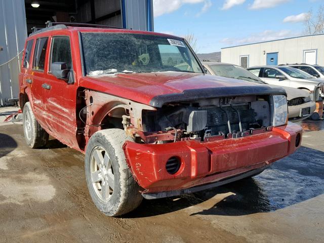 1J8HG48K36C141706 - 2006 JEEP COMMANDER RED photo 1