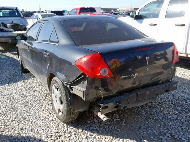 1G2ZF57BX84248291 - 2008 PONTIAC G6 VALUE L BLACK photo 3