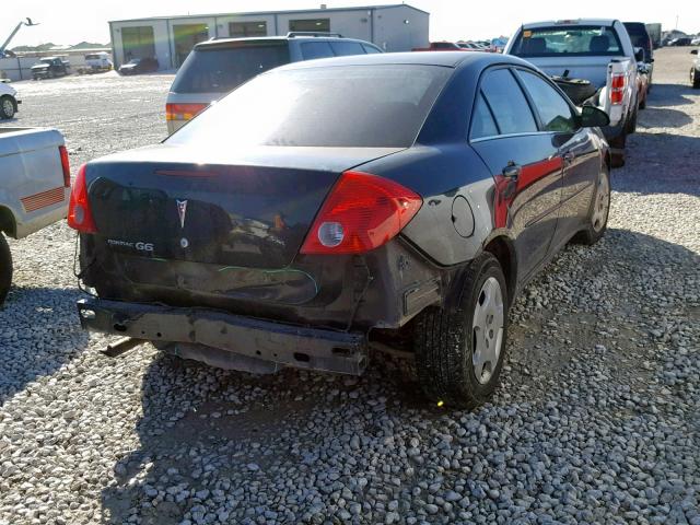 1G2ZF57BX84248291 - 2008 PONTIAC G6 VALUE L BLACK photo 4