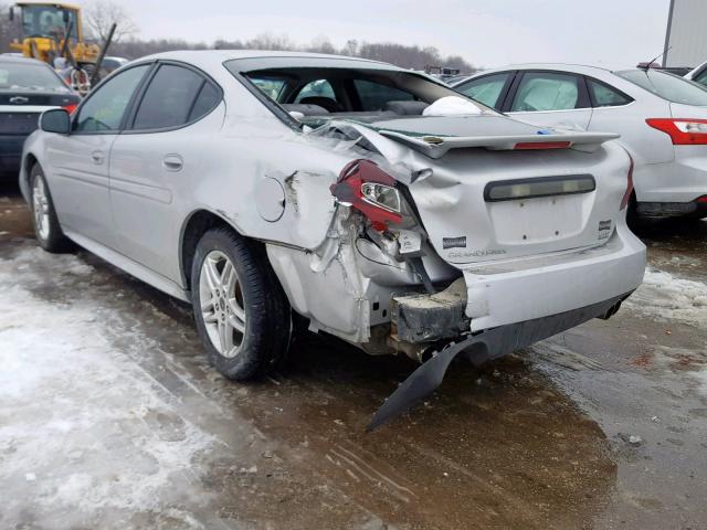 2G2WR524051299728 - 2005 PONTIAC GRAND PRIX SILVER photo 3
