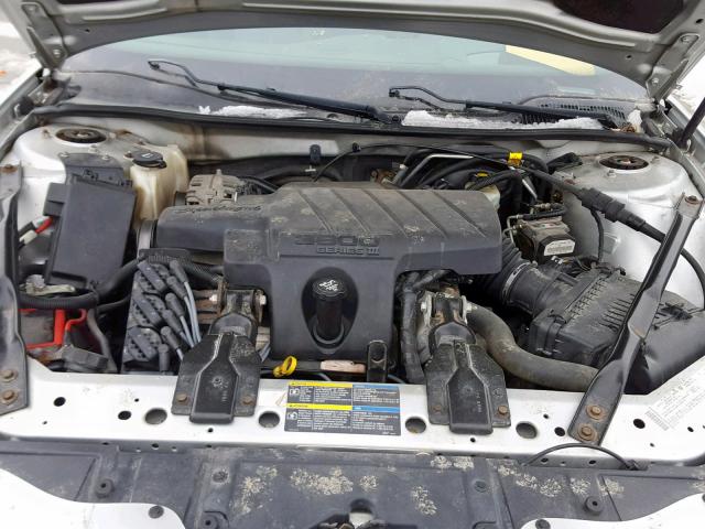 2G2WR524051299728 - 2005 PONTIAC GRAND PRIX SILVER photo 7