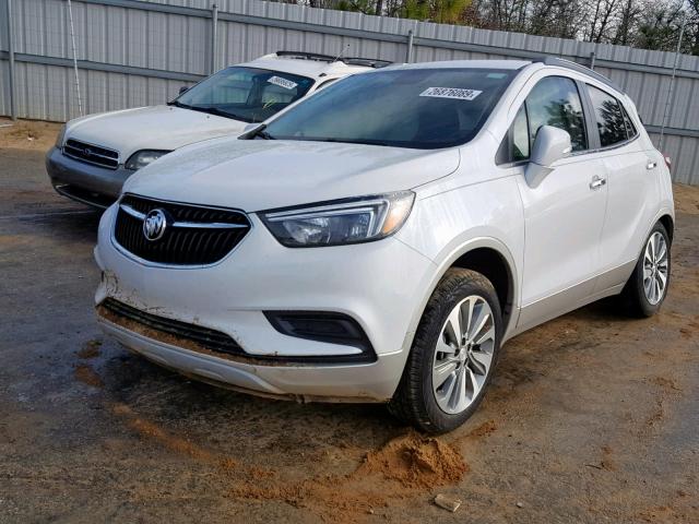 KL4CJASB9HB120422 - 2017 BUICK ENCORE PRE WHITE photo 2