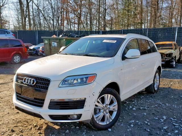 WA1CM74L69D034801 - 2009 AUDI Q7 TDI S-L WHITE photo 2