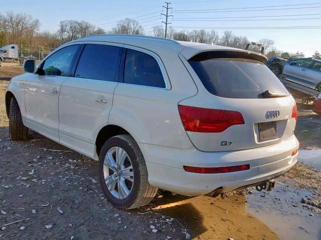 WA1CM74L69D034801 - 2009 AUDI Q7 TDI S-L WHITE photo 3