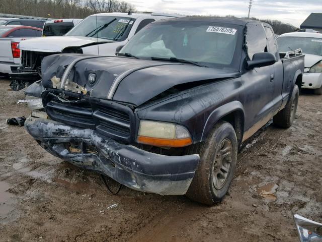 1D7HL32X33S132187 - 2003 DODGE DAKOTA SPO BLACK photo 2