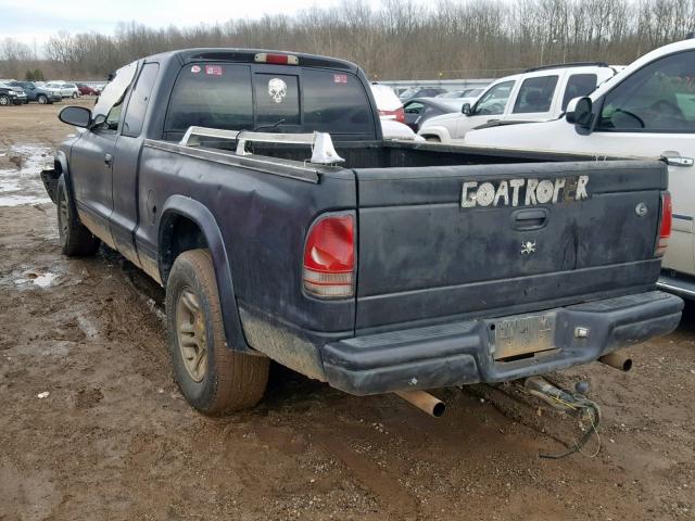 1D7HL32X33S132187 - 2003 DODGE DAKOTA SPO BLACK photo 3