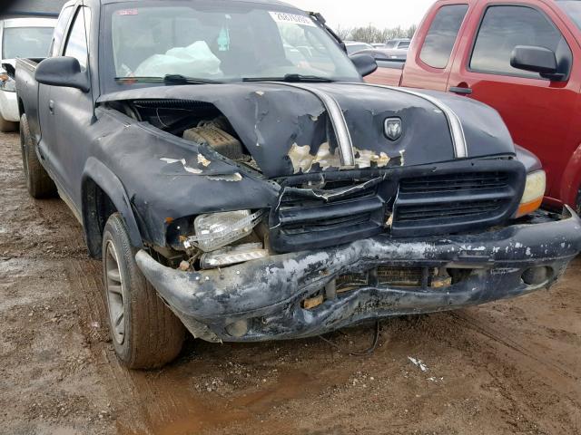 1D7HL32X33S132187 - 2003 DODGE DAKOTA SPO BLACK photo 9