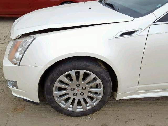 1G6DP1E3XC0108588 - 2012 CADILLAC CTS PREMIU WHITE photo 10