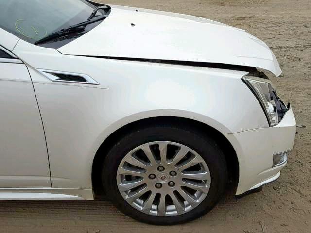 1G6DP1E3XC0108588 - 2012 CADILLAC CTS PREMIU WHITE photo 9