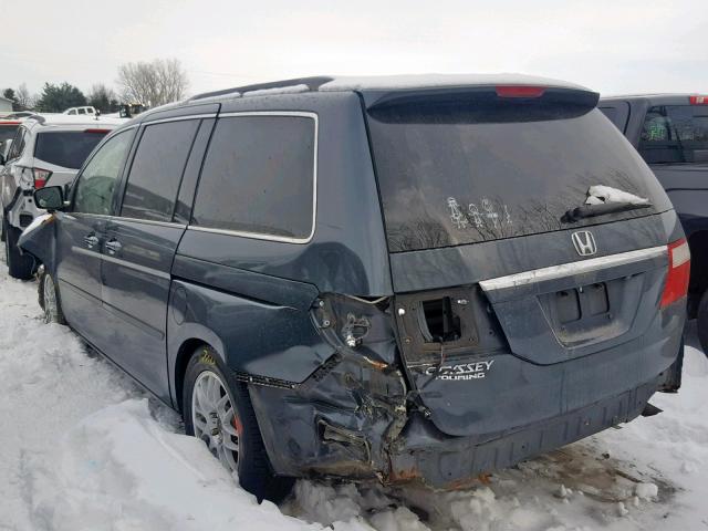 5FNRL38836B128950 - 2006 HONDA ODYSSEY TO GRAY photo 3