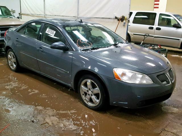 1G2ZH57N484191817 - 2008 PONTIAC G6 GT GRAY photo 1