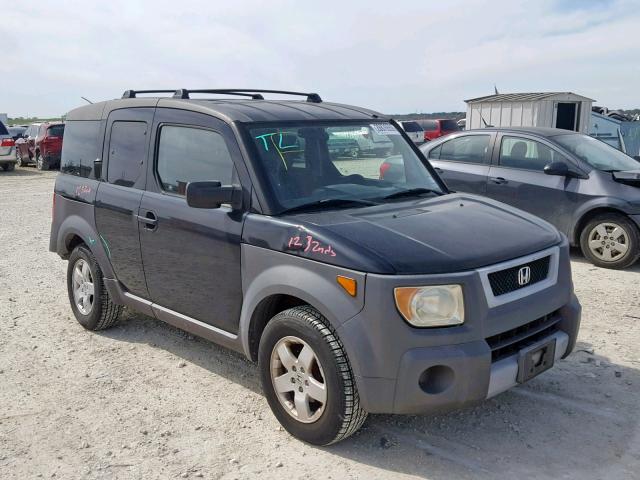 5J6YH18523L004663 - 2003 HONDA ELEMENT EX BLACK photo 1