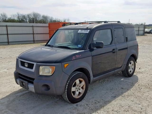 5J6YH18523L004663 - 2003 HONDA ELEMENT EX BLACK photo 2