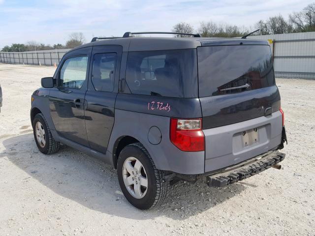 5J6YH18523L004663 - 2003 HONDA ELEMENT EX BLACK photo 3