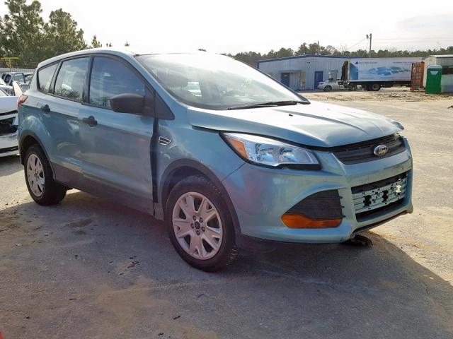 1FMCU0F7XDUC98945 - 2013 FORD ESCAPE S GREEN photo 1