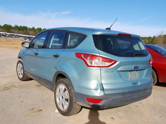 1FMCU0F7XDUC98945 - 2013 FORD ESCAPE S GREEN photo 3