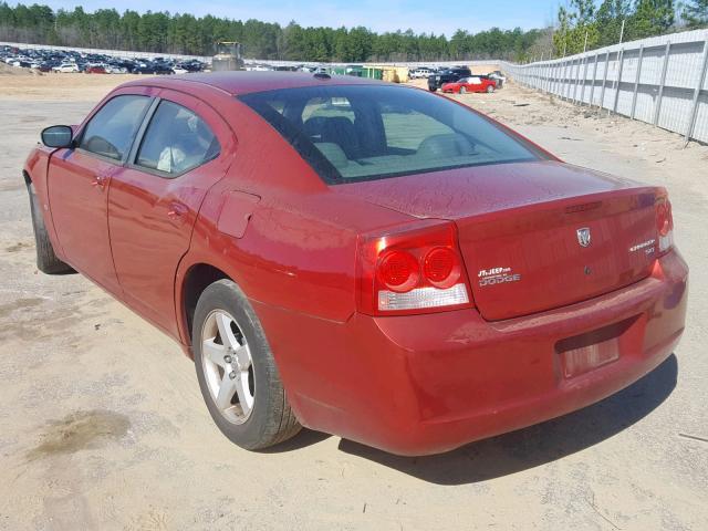 2B3KA33V69H585837 - 2009 DODGE CHARGER SX BURGUNDY photo 3